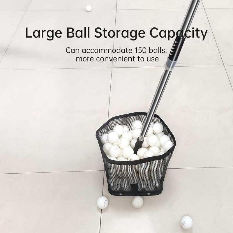 pongbot Table Tennis Ball Picker Retractable Ping Pong Ball Collector-Can Store 150+ Balls - Image 2